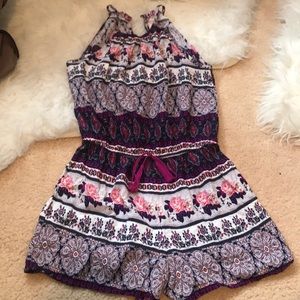 Tribal Print Romper